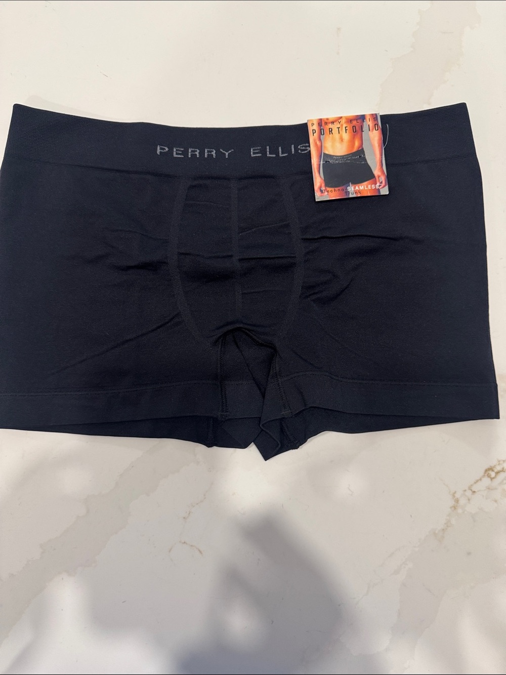 Perry Ellis Black Seamless Boxer Briefs